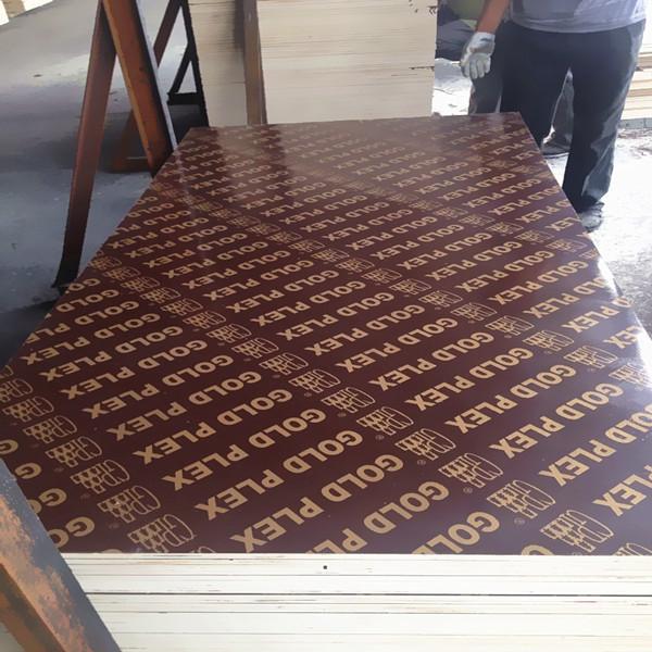 Buy cheap 1220*2440* 18mm phenolic plastic film faced plywood, Linyi marine plywood to Middle East Market from wholesalers