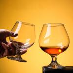 140ml Small Clear Brandy Goblet Glass crystal Drinking Beer Cup