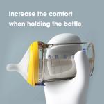 Anti Colic Flip Cap Natural Flow Baby Bottle BPA Free PPSU Wide Neck