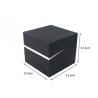 Buy cheap Black Cardboard Jewelry Boxes , Handmade Recyclable Gift Box For Wrist Watch from wholesalers