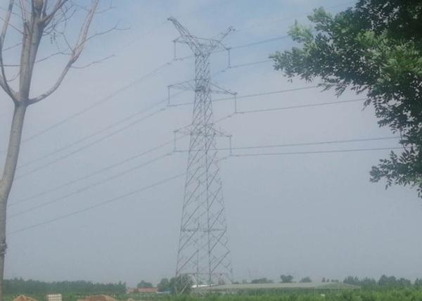 Buy cheap Straight Line Tower 132KV Double Circuit Q345B Steel Pylon from wholesalers