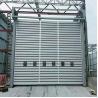 Buy cheap Industrial Exterior Interior Insulated Roll up Security Doors Grey White Brick Base from wholesalers
