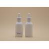 Buy cheap Lightweight 50ml Glass Dropper Bottles Aluminum Dropper White Color from wholesalers