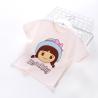 Buy cheap Girls Pattern 1.2M Children Loose Short Sleeve Shirt Cartoon Printed Tshirt For Girls from wholesalers