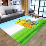 New Style Pokemon Cartoon Children's Crystal Velvet Living Room, Bedroom Living