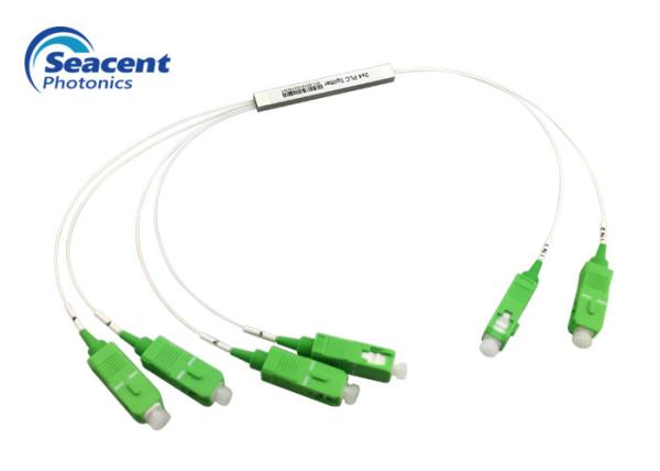 Buy cheap 2x4 Micro Type Fiber Optic PLC Splitter With Excellent Channel Uniformity from wholesalers