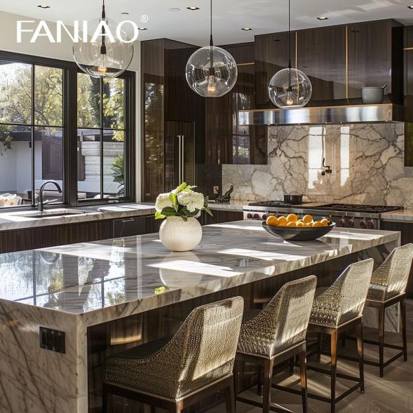 Buy cheap Modern Luxury Ready to Assemble Interior Furniture Flat Pack Cabinet Design Cupboard Kitchen Cabinets from wholesalers
