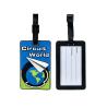 Buy cheap Brightly Colored 2D Flat Logo Design Soft PVC Premium Luggage Tags, PVC Travel Suitcase Labels ID Tags from wholesalers