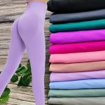 11 Colors Hip Lifting Ladies Yoga Pants Seamless Scrunch Butt Leggings