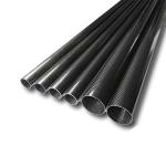 Lightweight 3K Twill Glossy Carbon Fibre Tube Oval Shape 1.5g/Cm3