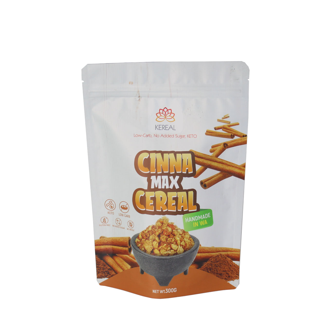 Custom Packaging Zip Bags One Side Clear One Side Foil For Underwear Product