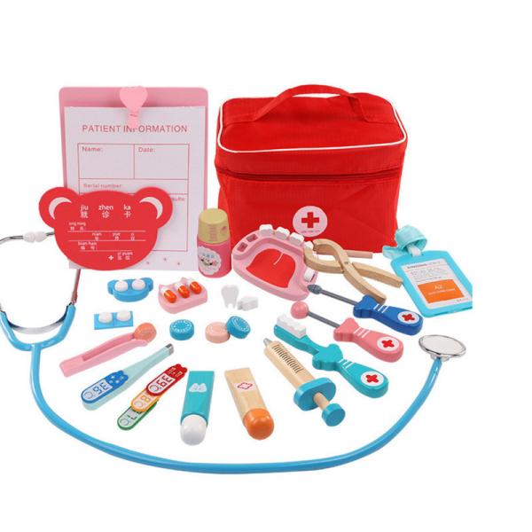 Buy cheap Doctor 17cm Wooden Miniature Kitchen Set Pretend Play from wholesalers