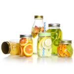 Restaurant Kitchen Bar Pint Glass Wide Mouth Glass Mason Canning Jar for Canning