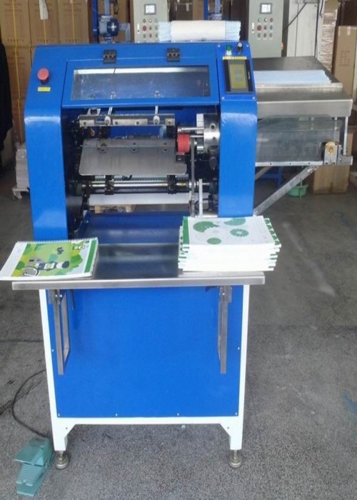 60Hz 0.37kw Wire O Punching Machine Comb Coil Binding Hole Punching