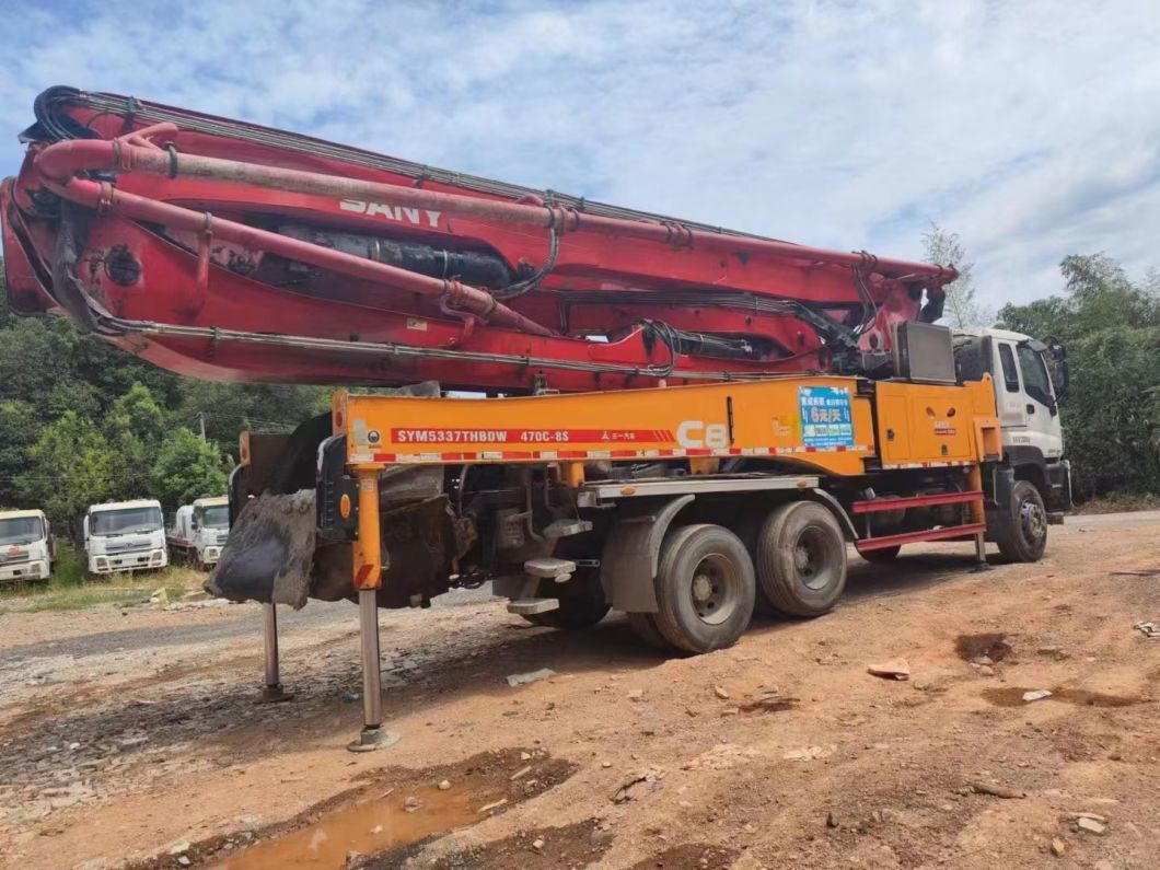 Heavy Equipment SA Ny Truck Mounted Pump 47m Used Concrete Pump Truck Concrete Boom Pump