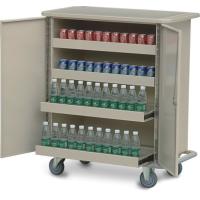 Buy cheap Metal Hotel Housekeeping Trolley Mini Bar Trolley 1000*560*H1160mm product