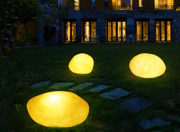 Buy cheap Simulated Glowing Stone LED Outdoor Landscape Lamps Waterproof Pebble Low-Pressure Park Scenic Lights from wholesalers