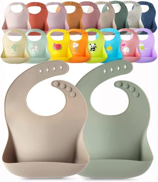 Buy cheap Anti Bacterial Eco Friendly Baby Feeding Bibs Can Be Customized from wholesalers