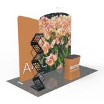 Portable Exhibition Displays , 10x10 Pop Up Trade Show Display Modular Versatile