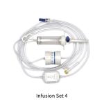 Medical Single Iv Infusion Giving Set Infusion Set With Burette