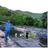 Buy cheap Double Smooth HDPE Geomembrane 0.2mm-3mm for Fish Pond Liner Impermeable Membrane from wholesalers