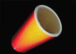Yellow Red Green Reflective Vinyl Roll Self Adhesive Warning Marking