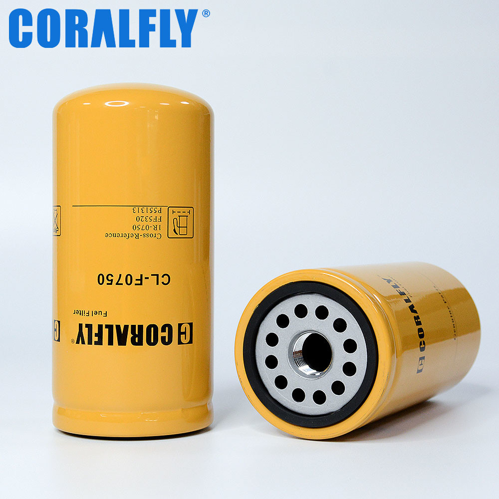 Spin On 5.2 Bar CORALFLY 1R0750 Fuel Filter For Truck