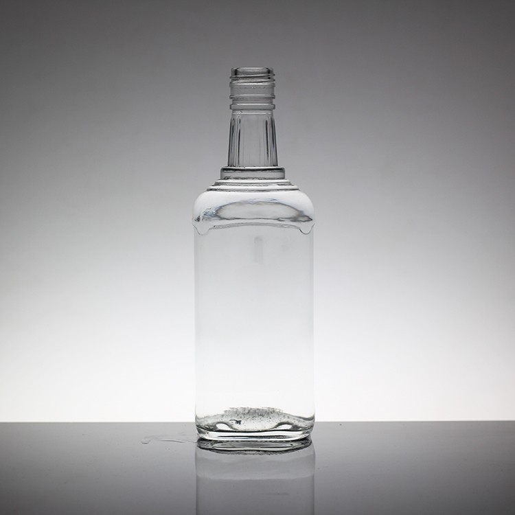 Super Flint Bottle Crystal Glass Brandy Bottle With Screw Cap For Your Requirements