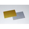 Buy cheap Preprinted Golden Plastic PVC Card Hot Stamp Foil Metallic Silver Printing OEM from wholesalers