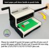 Buy cheap 6.5mm Desktop Plastic Comb Binding Machine For 500 Sheets Document from wholesalers