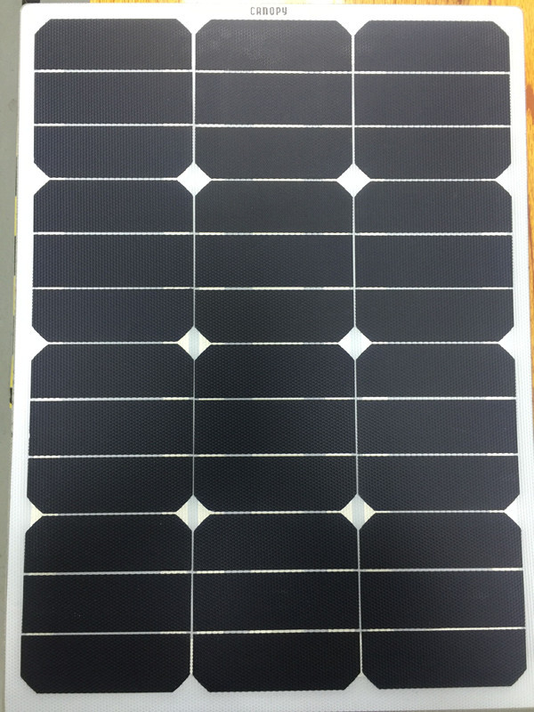 High Efficiency 50W SunPower Flexible Solar Cells Corrosion Resistant For Outdoor Sports