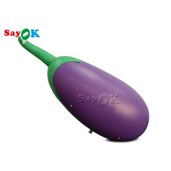 Buy cheap Purple Inflatable Eggplant Model Logo Printing For Advertising Promotion from wholesalers