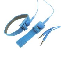 Buy cheap 10ft Long 10mm Snap 2.4 Meter Coil ESD Wrist Straps product