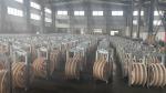 Transmission Line Conductor Stringing Blocks 30 60 100KN With MC Nylon Wheels