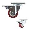 Buy cheap 65kg Capacity Plate Total Lock Pu Light Duty Casters from wholesalers