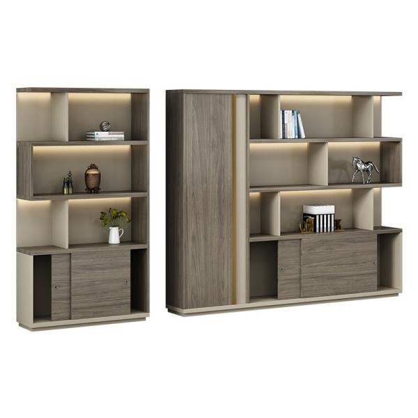 Buy cheap Modern Office File Cabinet Wooden Boss Background Cabinet Set from wholesalers