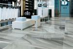 Glazed Digital Polished Porcelain Wall Tile Agate Grey Color Frost Resistant