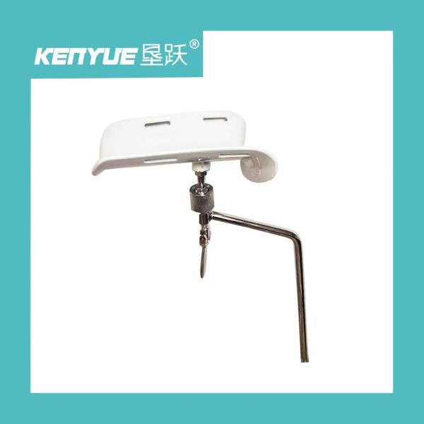 Buy cheap ABS Material Leg Holder White Color For Gynecology Bed Table For Hospitals from wholesalers