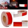 Buy cheap Red And White Micro Prismatic 50mm Width Reflective Tape Sticker For Car from wholesalers