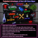 Satom Counter Top Advertising Beer Brand Neon Led Signs