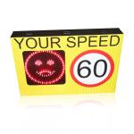 Road Safety Equipment 2 Digit Solar Traffic Speed Sign For Highway