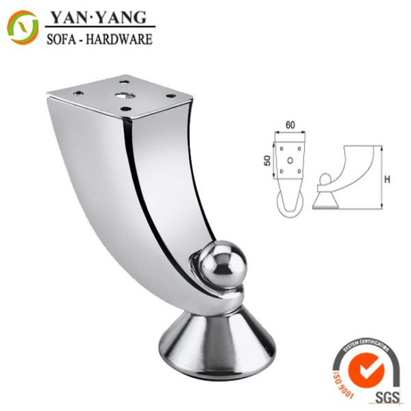 Buy cheap 100mm high grade factory price metal sofa legs custom fruniture sofa legs SL-060 from wholesalers