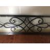 Buy cheap 08"*48" Wrought Iron And Glass Entry Doors Sandblasting Zinc Coating from wholesalers