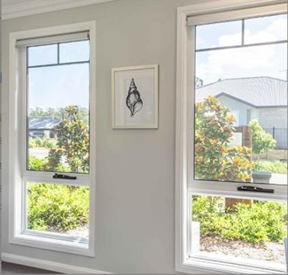 Customized Hand Crank Aluminum Casement Window with 5 27A 55 9A 5 12A 5 Glass