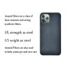 Buy cheap iPhone 11 Pro Matte Twill Aramid Fiber Phone Case Kevlar Mobile Cover from wholesalers