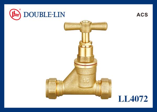 Buy cheap Thread ISO228 15mm Stopcock Tap Forging ​Brass No Leakages from wholesalers