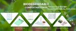 PLA Polylactide & PBAT Biodegradable Polymer, 100% Plant-Based, Compostable,