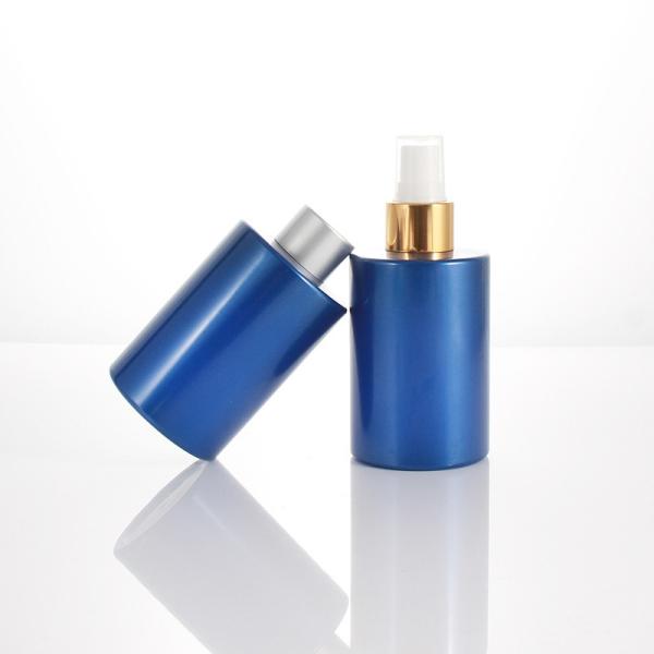 Buy cheap 180ml Cylindrical Cosmetic Spray Bottle Anodized Aluminum Sprayer from wholesalers