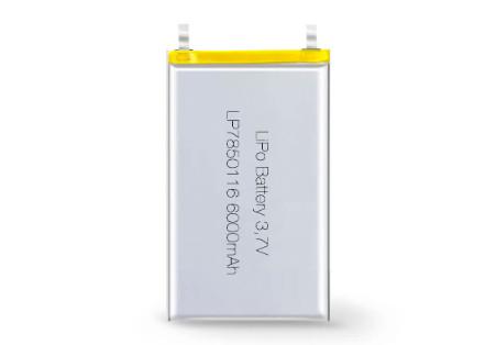 Compact and Portable Li-polymer Cell Battery 3.7V 6000MAH 500 Cycles -20 To 60