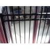 Buy cheap Customized Black Zinc Steel Metal Garrison Fence Panels Maintenance Free from wholesalers